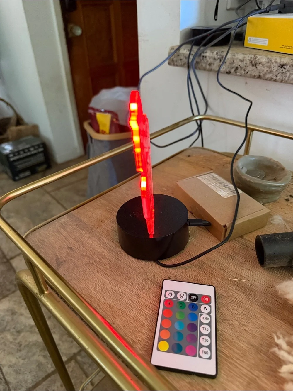 Geometric Horse LED Night Light